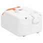 vidaXL Camping-Einbautoilette Weiß 24+17 L HDPE & Stahl vidaXL Camping-Einbautoilette Weiß 24+17 L HDPE & Stahl