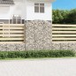 vidaXL Gabione mit Hochbogen 150x50x180/200 cm Verzinktes Eisen vidaXL Gabione mit Hochbogen 150x50x180/200 cm Verzinktes Eisen