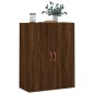 vidaXL Wandschrank Braun Eichen-Optik 69,5x34x90 cm vidaXL Wandschrank Braun Eichen-Optik 69,5x34x90 cm