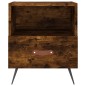 vidaXL Nachttisch Räuchereiche 40x35x47,5 cm Holzwerkstoff vidaXL Nachttisch Räuchereiche 40x35x47,5 cm Holzwerkstoff