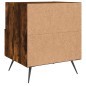 vidaXL Nachttisch Räuchereiche 40x35x47,5 cm Holzwerkstoff vidaXL Nachttisch Räuchereiche 40x35x47,5 cm Holzwerkstoff