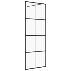 vidaXL Duschwand für Begehbare Dusche mit Klarem ESG Glas 80x195 cm