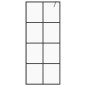 vidaXL Duschwand für Begehbare Dusche mit Klarem ESG Glas 80x195 cm vidaXL Duschwand für Begehbare Dusche mit Klarem ESG Glas 80x195 cm