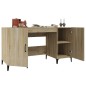 vidaXL Schreibtisch Sonoma-Eiche 140x50x75 cm Holzwerkstoff vidaXL Schreibtisch Sonoma-Eiche 140x50x75 cm Holzwerkstoff