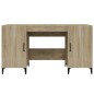 vidaXL Schreibtisch Sonoma-Eiche 140x50x75 cm Holzwerkstoff vidaXL Schreibtisch Sonoma-Eiche 140x50x75 cm Holzwerkstoff