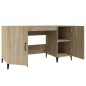 vidaXL Schreibtisch Sonoma-Eiche 140x50x75 cm Holzwerkstoff vidaXL Schreibtisch Sonoma-Eiche 140x50x75 cm Holzwerkstoff
