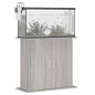 vidaXL Aquariumständer Grau Sonoma 81x36x73 cm Holzwerkstoff vidaXL Aquariumständer Grau Sonoma 81x36x73 cm Holzwerkstoff