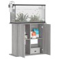 vidaXL Aquariumständer Grau Sonoma 81x36x73 cm Holzwerkstoff vidaXL Aquariumständer Grau Sonoma 81x36x73 cm Holzwerkstoff