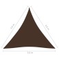 vidaXL Sonnensegel Oxford-Gewebe Dreieckig 3,6x3,6x3,6 m Braun vidaXL Sonnensegel Oxford-Gewebe Dreieckig 3,6x3,6x3,6 m Braun