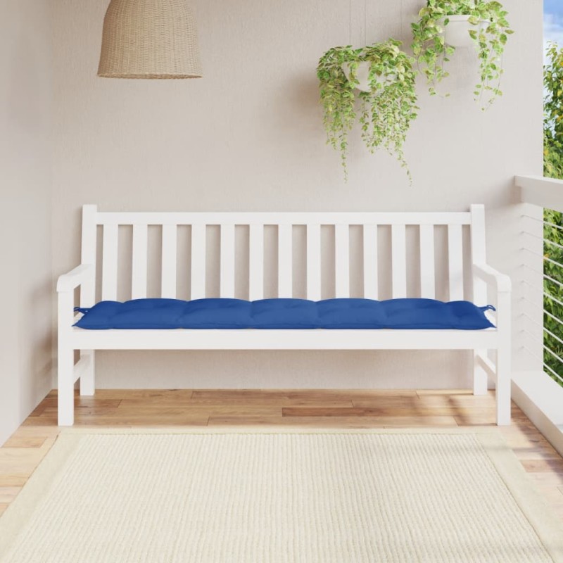 vidaXL Gartenbank-Auflage Blau 180x50x7 cm Oxford-Gewebe vidaXL Gartenbank-Auflage Blau 180x50x7 cm Oxford-Gewebe