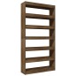 vidaXL Bücherregal/Raumteiler Braun Eiche 100×30×198 cm Holzwerkstoff vidaXL Bücherregal/Raumteiler Braun Eiche 100×30×198 cm Holzwerkstoff