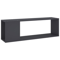 vidaXL TV-Schrank Grau 100x24x32 cm Holzwerkstoff