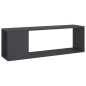 vidaXL TV-Schrank Grau 100x24x32 cm Holzwerkstoff vidaXL TV-Schrank Grau 100x24x32 cm Holzwerkstoff
