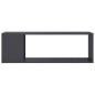 vidaXL TV-Schrank Grau 100x24x32 cm Holzwerkstoff vidaXL TV-Schrank Grau 100x24x32 cm Holzwerkstoff