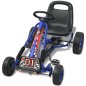 vidaXL Pedal Go-Kart mit verstellbarem Sitz Blau vidaXL Pedal Go-Kart mit verstellbarem Sitz Blau