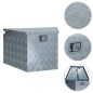 vidaXL Aluminiumkiste 737/381 x 410 x 460 mm Silbern vidaXL Aluminiumkiste 737/381 x 410 x 460 mm Silbern