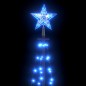 vidaXL Weihnachtsbaum Kegelform 84 LEDs Deko Blau 50x150 cm vidaXL Weihnachtsbaum Kegelform 84 LEDs Deko Blau 50x150 cm