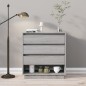 vidaXL Sideboard Grau Sonoma 70x41x75 cm Holzwerkstoff vidaXL Sideboard Grau Sonoma 70x41x75 cm Holzwerkstoff