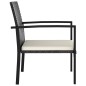 Garten-Essstühle 4 Stk. Poly Rattan Schwarz Garten-Essstühle 4 Stk. Poly Rattan Schwarz