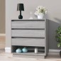 vidaXL Sideboard Grau Sonoma 70x41x75 cm Holzwerkstoff vidaXL Sideboard Grau Sonoma 70x41x75 cm Holzwerkstoff