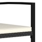 Garten-Essstühle 4 Stk. Poly Rattan Schwarz Garten-Essstühle 4 Stk. Poly Rattan Schwarz