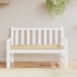 Gartenbank-Auflage Beige 120x50x7 cm Oxford-Gewebe Gartenbank-Auflage Beige 120x50x7 cm Oxford-Gewebe