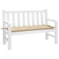 Gartenbank-Auflage Beige 120x50x7 cm Oxford-Gewebe Gartenbank-Auflage Beige 120x50x7 cm Oxford-Gewebe
