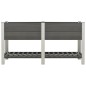 vidaXL Garten-Hochbeet mit Ablage 175x50x90 cm WPC Grau vidaXL Garten-Hochbeet mit Ablage 175x50x90 cm WPC Grau