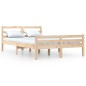 vidaXL Massivholzbett 135x190 cm vidaXL Massivholzbett 135x190 cm