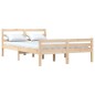 vidaXL Massivholzbett 135x190 cm vidaXL Massivholzbett 135x190 cm