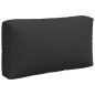 Palettenkissen 3-tlg. Schwarz Stoff Palettenkissen 3-tlg. Schwarz Stoff