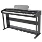 vidaXL Digitalpiano mit 88 Tasten und Pedalen Schwarz Melaminplatte vidaXL Digitalpiano mit 88 Tasten und Pedalen Schwarz Melaminplatte