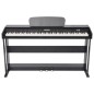 vidaXL Digitalpiano mit 88 Tasten und Pedalen Schwarz Melaminplatte vidaXL Digitalpiano mit 88 Tasten und Pedalen Schwarz Melaminplatte