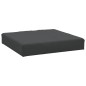 Palettenkissen 3-tlg. Schwarz Oxford-Gewebe Palettenkissen 3-tlg. Schwarz Oxford-Gewebe