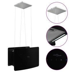 vidaXL Hängende Inselhaube Touch-Sensor LCD Gehärtetes Glas 