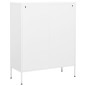 vidaXL Lagerschrank Weiß 80x35x101,5 cm Stahl vidaXL Lagerschrank Weiß 80x35x101,5 cm Stahl