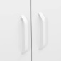 vidaXL Lagerschrank Weiß 80x35x101,5 cm Stahl vidaXL Lagerschrank Weiß 80x35x101,5 cm Stahl
