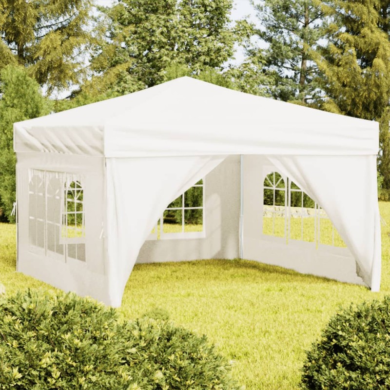 vidaXL Partyzelt Faltbar mit Seitenwänden Creme 3x3 m vidaXL Partyzelt Faltbar mit Seitenwänden Creme 3x3 m