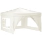 vidaXL Partyzelt Faltbar mit Seitenwänden Creme 3x3 m vidaXL Partyzelt Faltbar mit Seitenwänden Creme 3x3 m