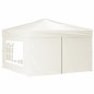 vidaXL Partyzelt Faltbar mit Seitenwänden Creme 3x3 m vidaXL Partyzelt Faltbar mit Seitenwänden Creme 3x3 m