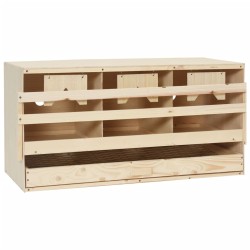 vidaXL 3er Legenest 72x33x38 cm Massivholz Kiefer