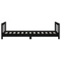 vidaXL Kinderbett Schwarz 80x160 cm Massivholz Kiefer vidaXL Kinderbett Schwarz 80x160 cm Massivholz Kiefer