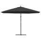 vidaXL Ampelschirm mit Alu-Mast 350 cm Schwarz vidaXL Ampelschirm mit Alu-Mast 350 cm Schwarz