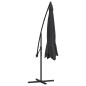 vidaXL Ampelschirm mit Alu-Mast 350 cm Schwarz vidaXL Ampelschirm mit Alu-Mast 350 cm Schwarz