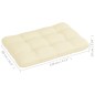 vidaXL Palettensofa-Auflagen 7 Stk. Creme vidaXL Palettensofa-Auflagen 7 Stk. Creme