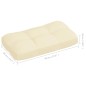 vidaXL Palettensofa-Auflagen 7 Stk. Creme vidaXL Palettensofa-Auflagen 7 Stk. Creme