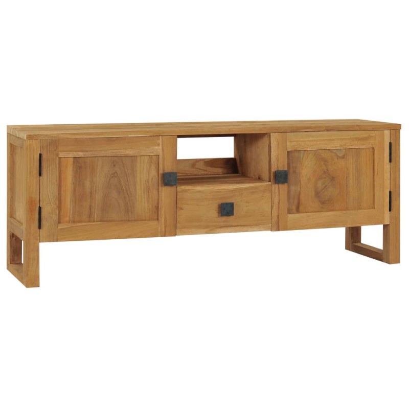 vidaXL TV-Schrank 120x32x45 cm Teak Massivholz vidaXL TV-Schrank 120x32x45 cm Teak Massivholz