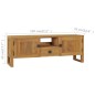 vidaXL TV-Schrank 120x32x45 cm Teak Massivholz vidaXL TV-Schrank 120x32x45 cm Teak Massivholz