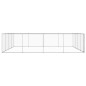 vidaXL Outdoor-Hundezwinger Verzinkter Stahl 760x760x185 cm vidaXL Outdoor-Hundezwinger Verzinkter Stahl 760x760x185 cm
