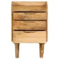 vidaXL Nachttisch Mangoholz Massiv 40 x 30 x 59,5 cm vidaXL Nachttisch Mangoholz Massiv 40 x 30 x 59,5 cm
